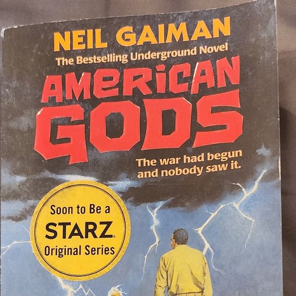 Neil Gaiman "American Gods" Paperback - Picture 3 of 7